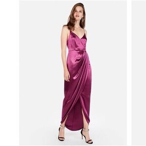 Express Satin Pink Gown